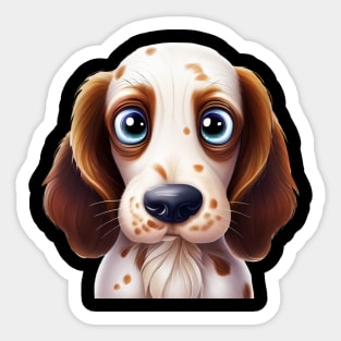 Furmidable English Setter Sticker